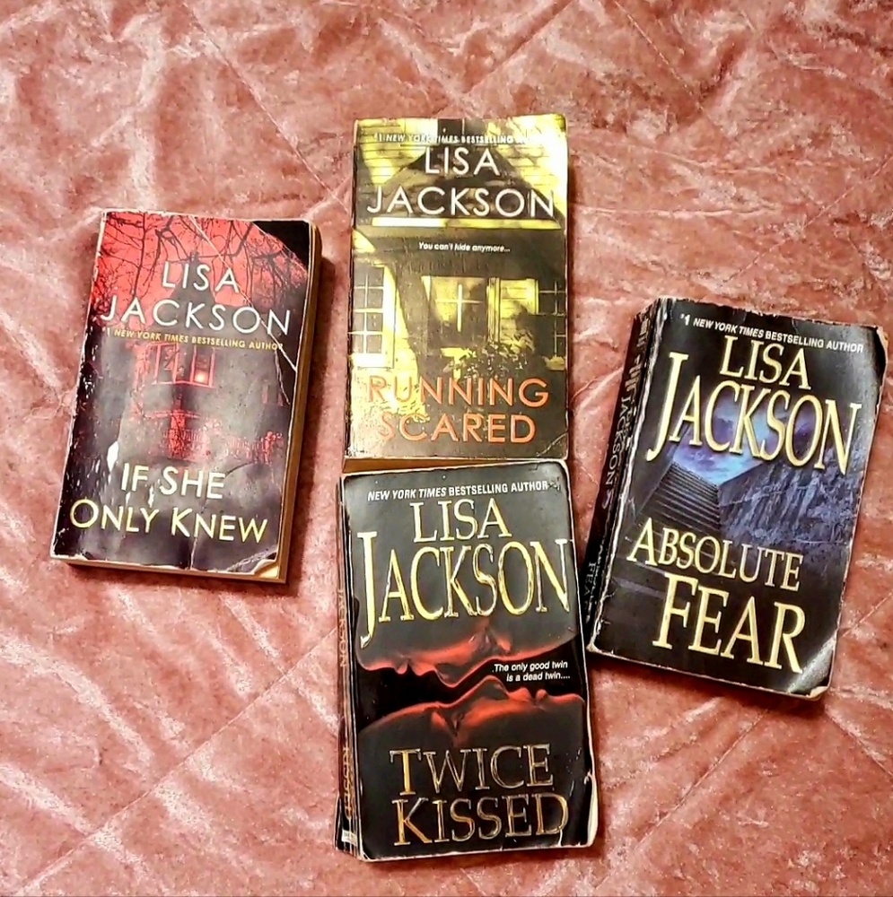 Lisa Jackson Thriller Book Collection Lot Of 4